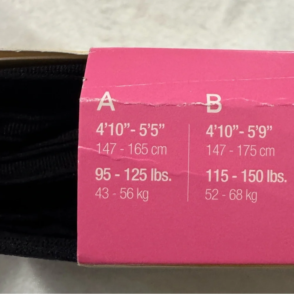 Lot of 2 Spanx Black Shaping Tights Size A